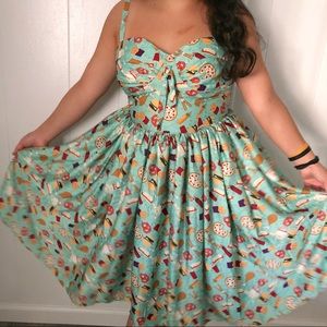 Unique Vintage 1950’s Disney Park Food Dress